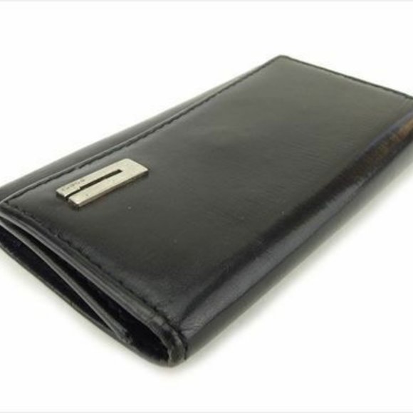 Gucci Key case Key holder Black leather Woman unisex Authentic Used S979 - Picture 6 of 8